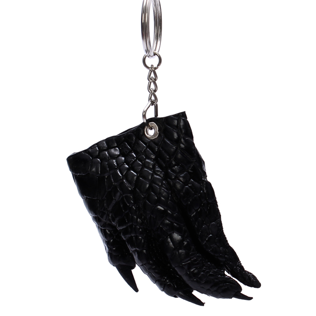 Móc khóa da cá sấu màu đen HJ8210-14-20-71-85