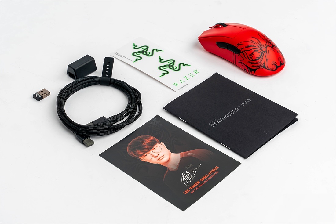 Chuột không dây Razer DeathAdder V3 Pro-Faker Edition_Bảo hành 24 tháng