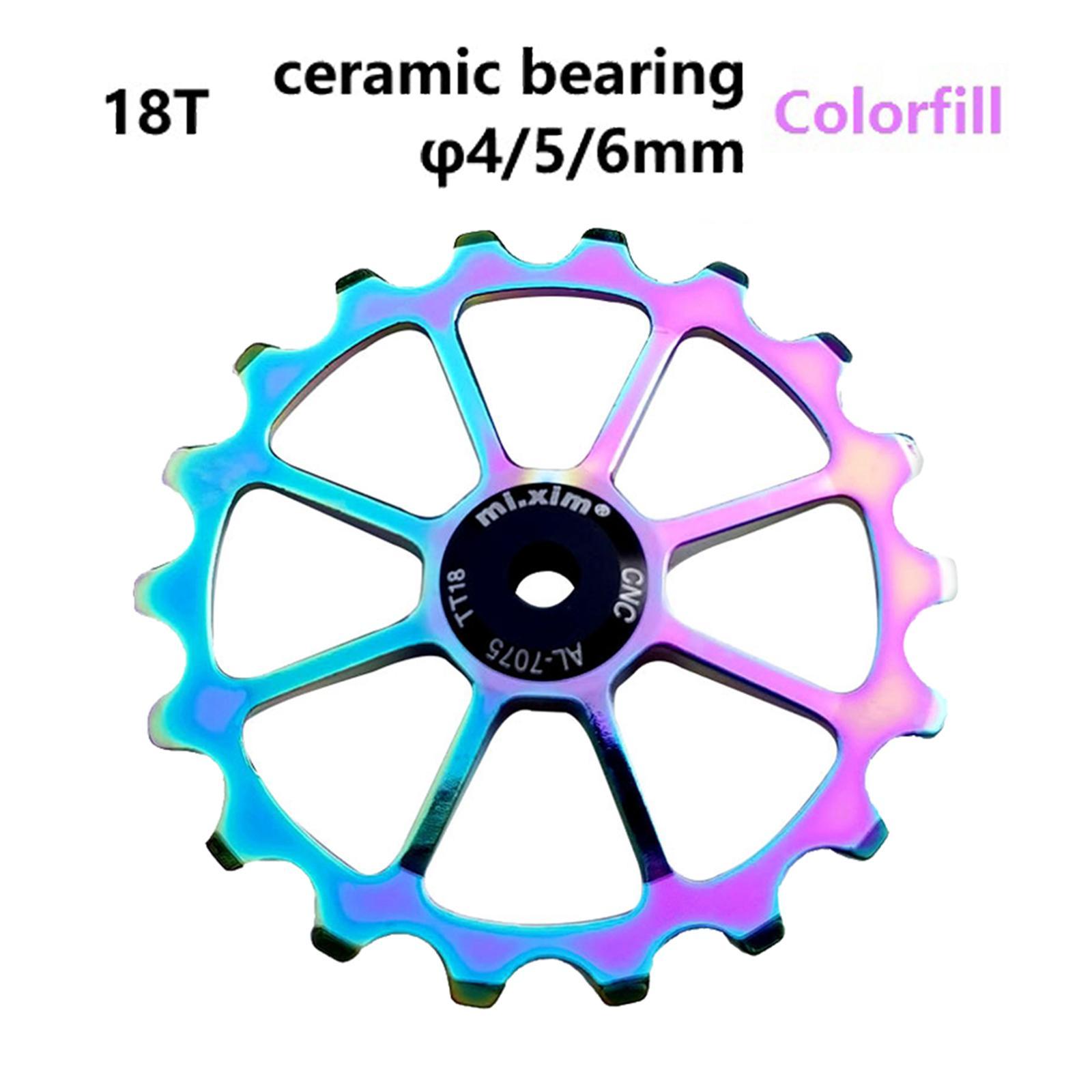 2-4 pieces  Rear Derailleur Pulley  Ceramic Bearing Jockey Wheel