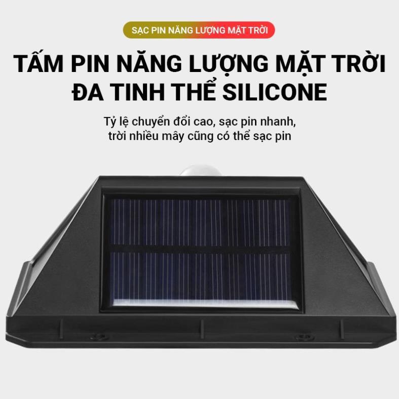 ĐÈN TREO TƯỜNG CẢM ỨNG NĂNG LƯỢNG MẶT TRỜI 100LED SIÊU SÁNG