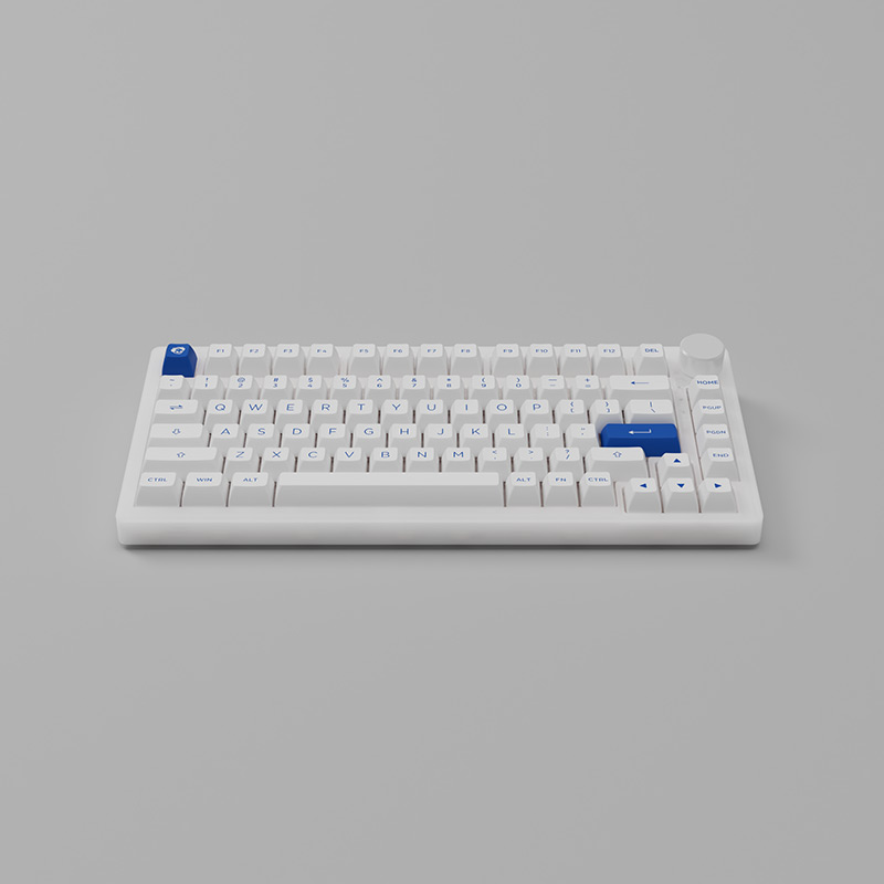 Bàn phím AKKO PC75B Plus Blue on White -Hàng chính hãng