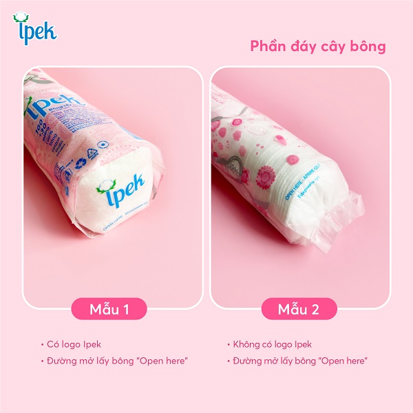 Bông tẩy trang IPEK 150 Miếng (Thổ Nhĩ Kì)