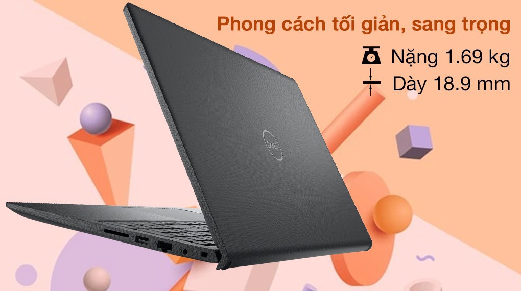 Máy Tính Xách Tay Laptop Dell Vostro V3510B (Core i5-1135G7, 8GB Ram, 512GB SSD, 15.6 inch FHD, NVidia MX350 2GB, Win11, OfficeHS21, Đen, P112F002, Hãng, ProSupport) - Hàng Chính Hãng