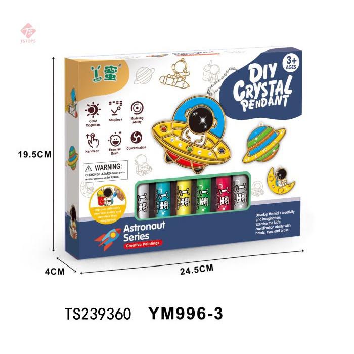 Tô màu trang trí 3D cho bé với nhiều chủ đề làm móc đeo balo, chìa khóa , vòng đeo trang sức cho bé