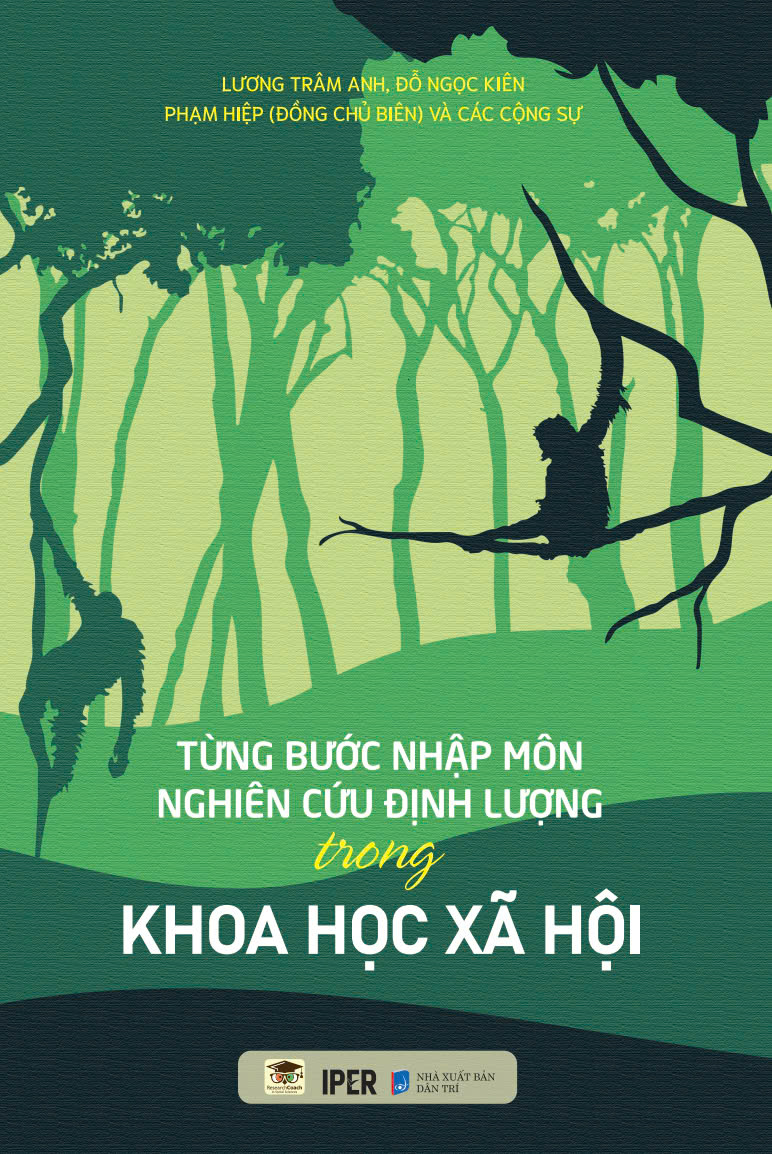 Sách TỪNG BƯỚC NHẬP MÔN NGHIÊN CỨU ĐỊNH LƯỢNG TRONG KHOA HỌC XÃ HỘI. Tặng sổ tay