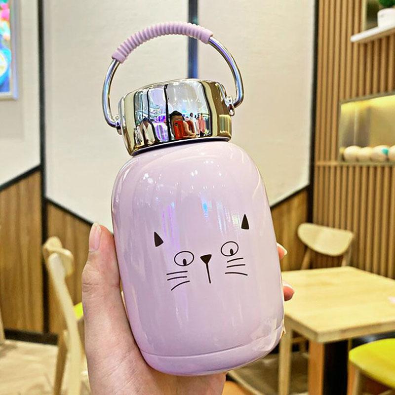 Hoạt Hình Hình Đáng Yêu Nước Thích Hợp Di Động Thuỷ Cung Bình Giữ Nhiệt Trẻ Em Hộ Gia Đình Thể Thao Ngoài Trời Dễ Thương Kawaii Nước