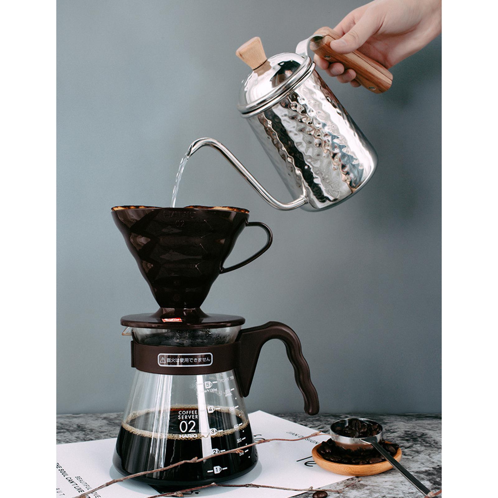 Stainless Steel Gooseneck Kettle Coffee Tea Pot Cafe Tool for Drip Coffee