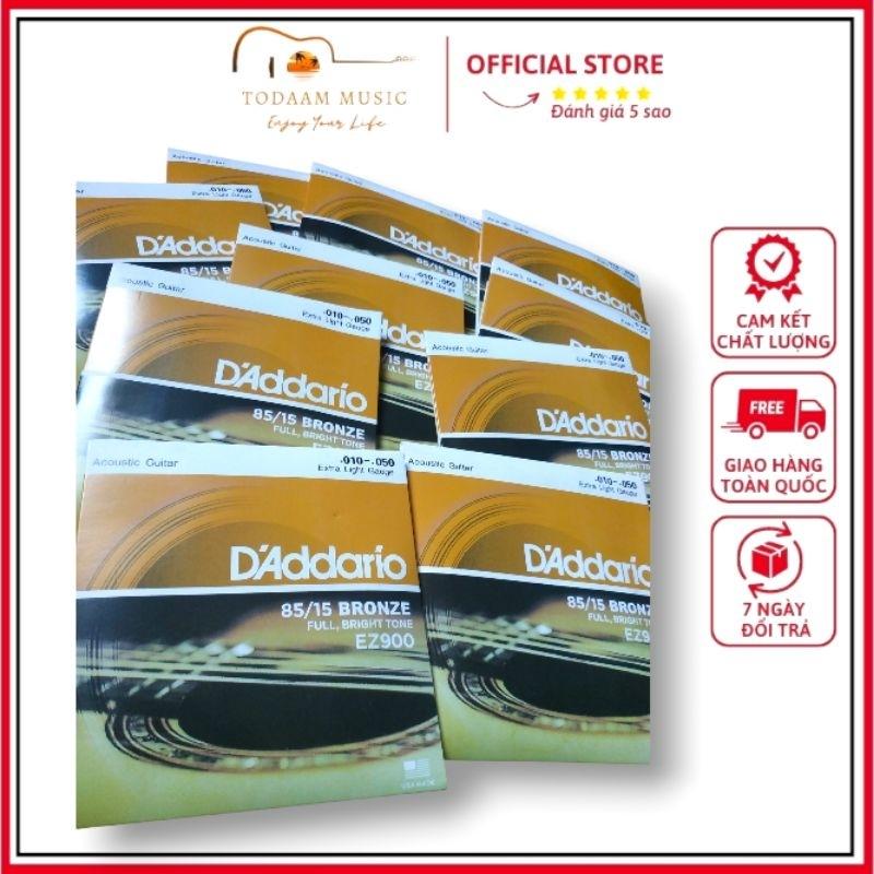 Dây đàn guitar acoustic D'Addario EXP15 Coated Phosphor Bronze thích hợp sinh viên, du ca đường phố