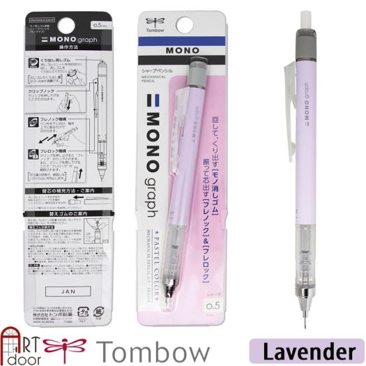 Bút Chì Kim Lắc Màu Pastel Tombow Mono Grap DPA-136 Ngòi 0.5mm