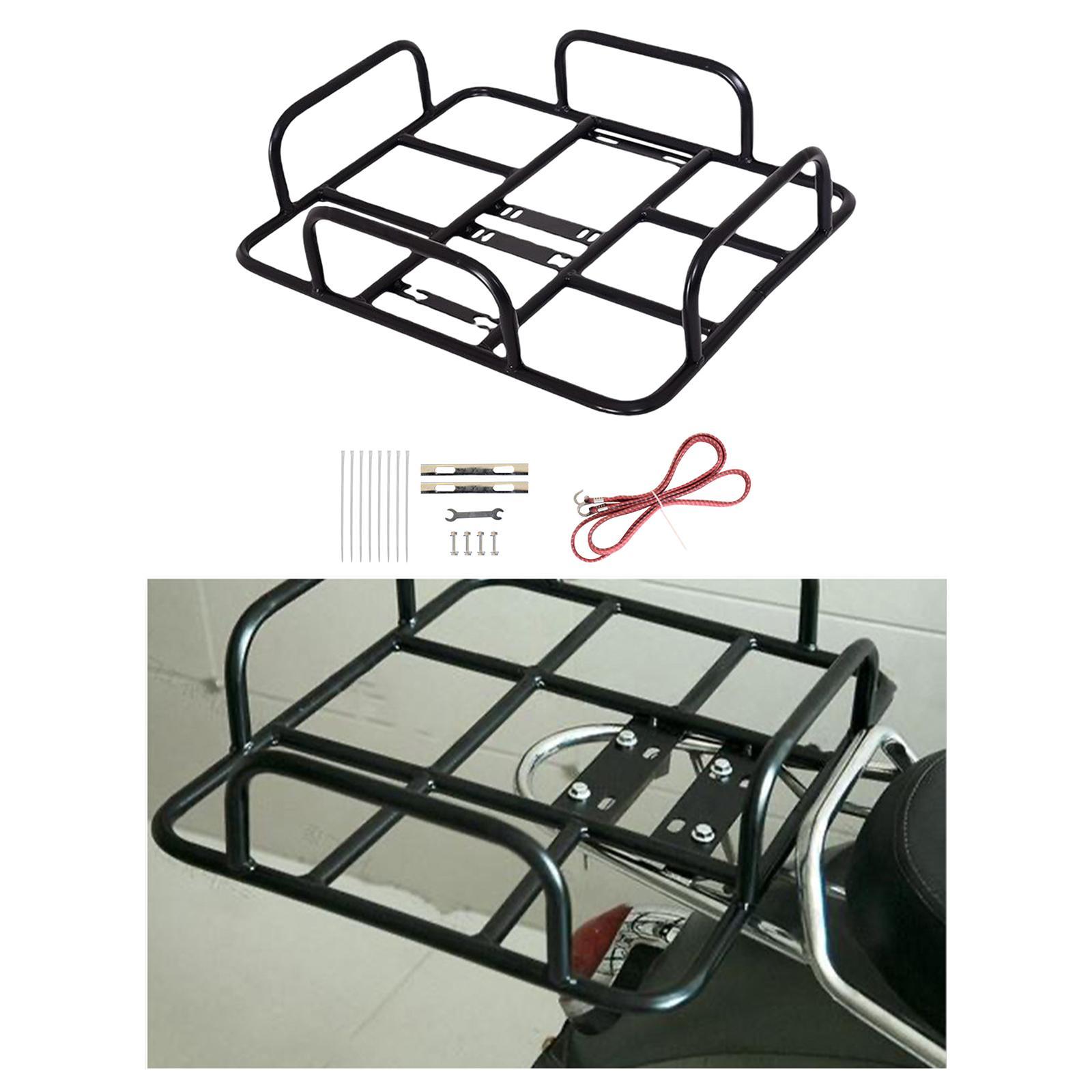 Bike Basket Basket Metal Detachable Bike Cargo Rack Cycling Accessories Panniers Front Handlebar Bike Basket for Mountain Road Bikes
