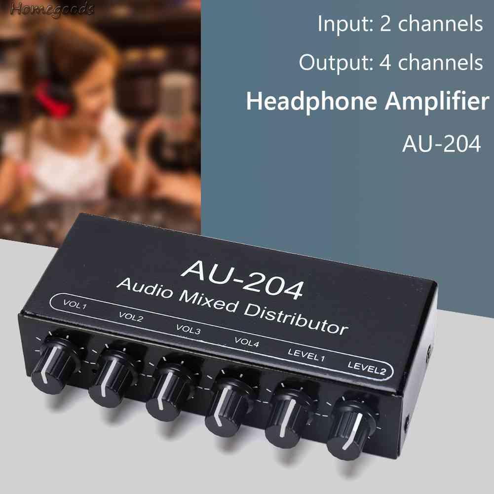 Bộ Khuếch Đại Âm Thanh Tai Nghe 3.5mm DC5-19V 14dB 2 Trong 4