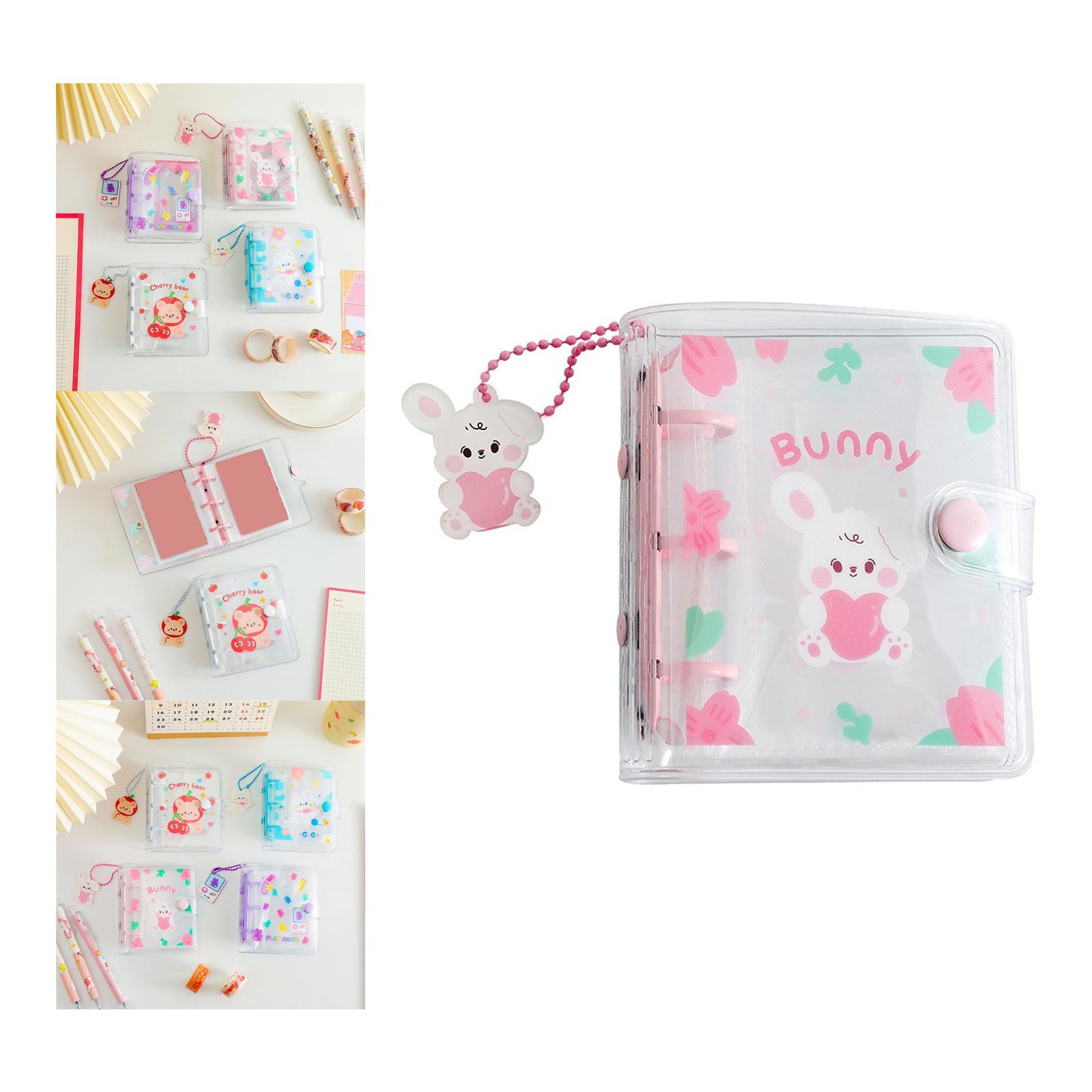 Mini Photo Album, Photo Card Holder with Pendant 10 Pockets