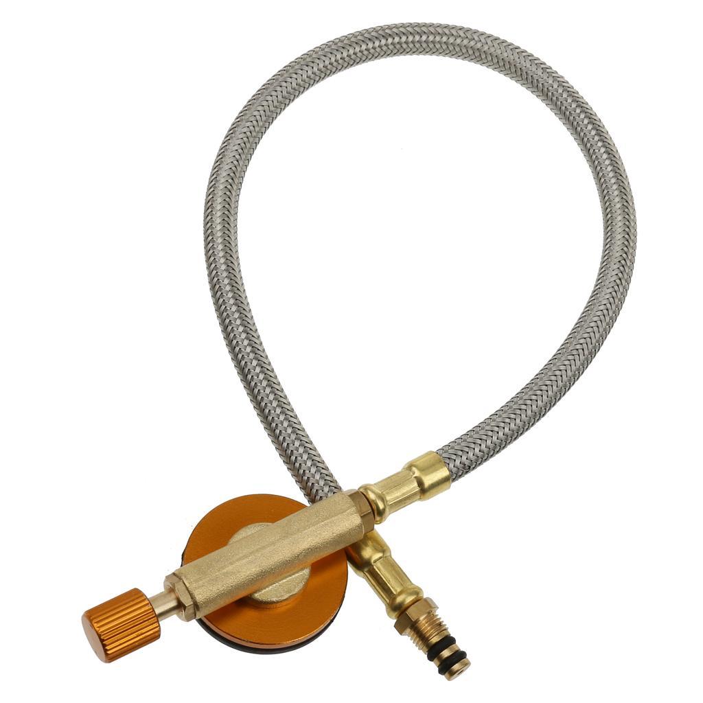 4X Universal Gas Stove Adapter Hose Connector Regulator for Outdoor Camping
