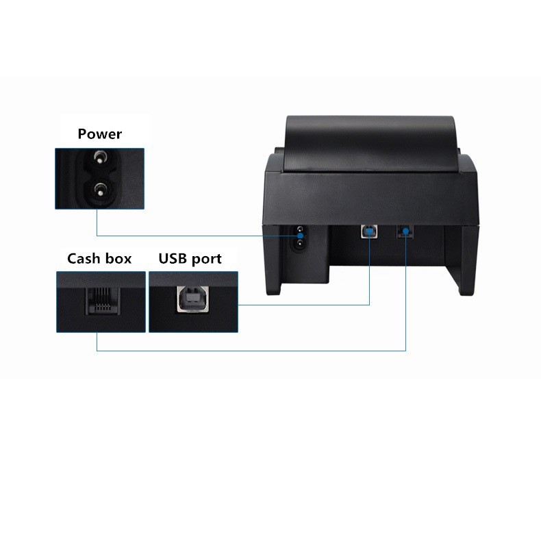 Máy In Hóa Đơn Khổ K58 Xprinter 58IIH (USB chỉ in từ máy tính) BẢO HÀNH 12 THÁNG - MẪU GIAO NGẪU NHIÊN - Hàng Chính Hãng