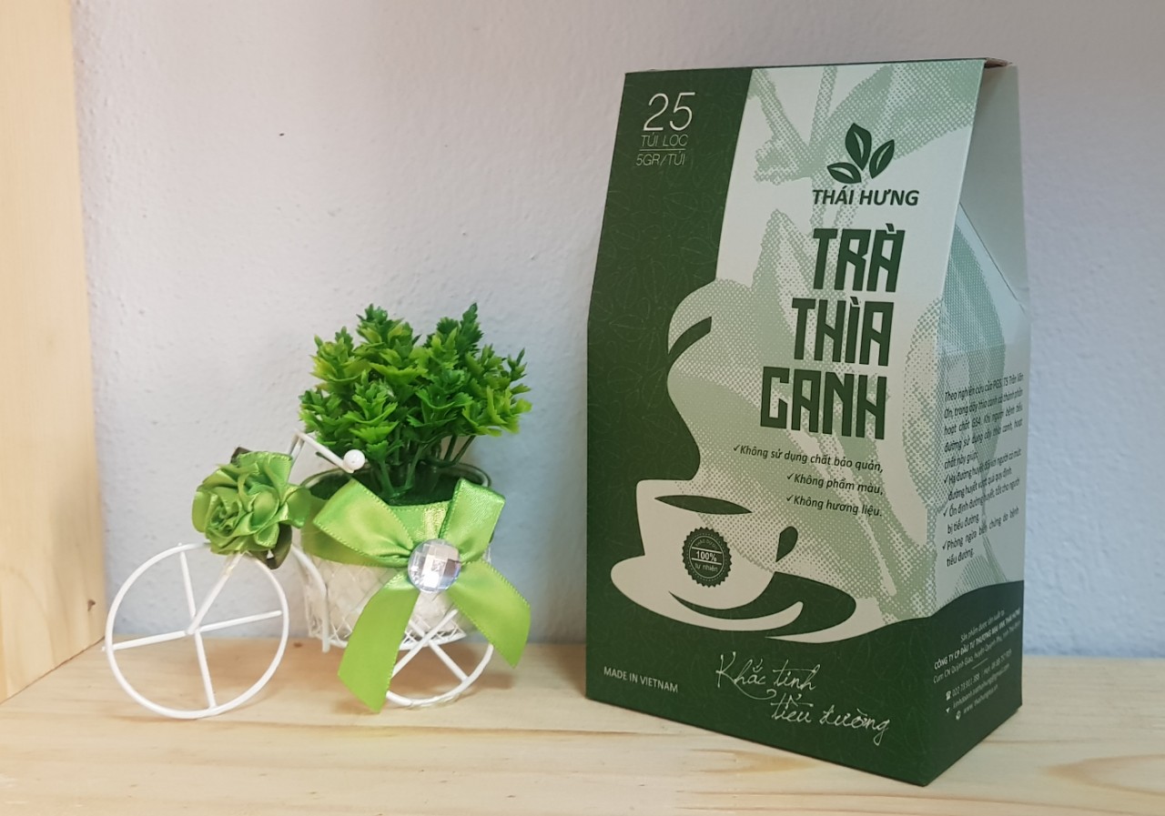 Combo 08 Túi Trà Thìa canh Thái Hưng 25 túi lọc x 5g Khắc tinh của bệnh tiểu đường