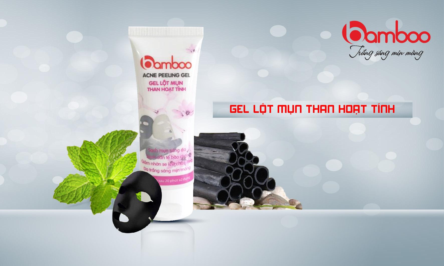 BAMBOO GEL LỘT MỤN THAN HOẠT TÍNH 70ml