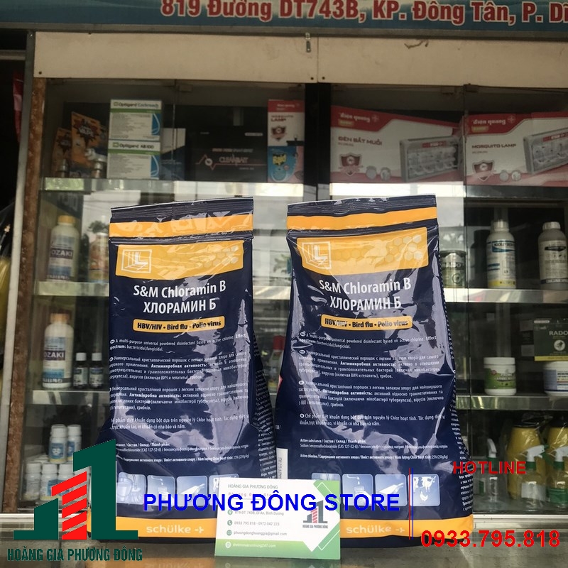 Hóa chất sát khuẩn S&M Chloramine B_ 1kg