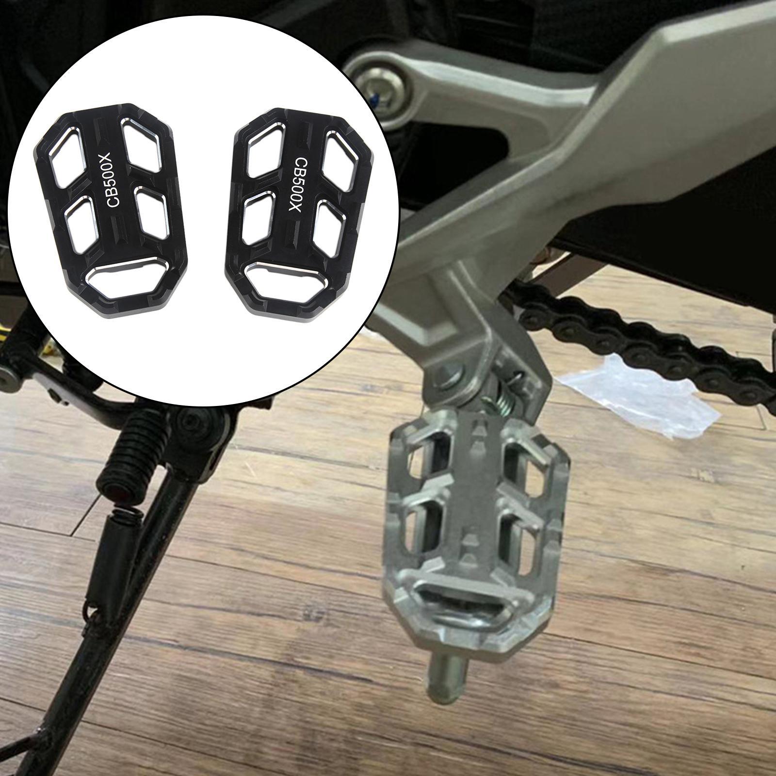 Motorcycle Pedals Rest Footrests for  CB500X Accessories Black