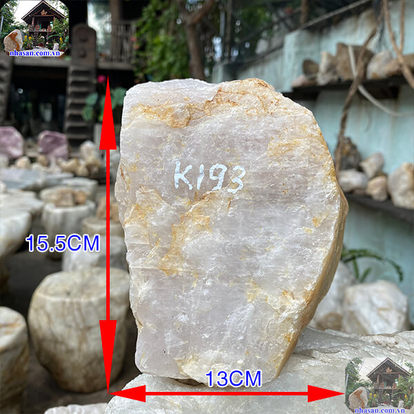 Đá thạch anh hồng tự nhiên năng lượng và sức khỏe cho trang sức 2.56 Kg