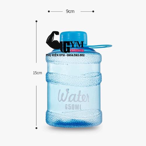 Bình nước bình đựng nước 650ml có quai xách tiện lợi
