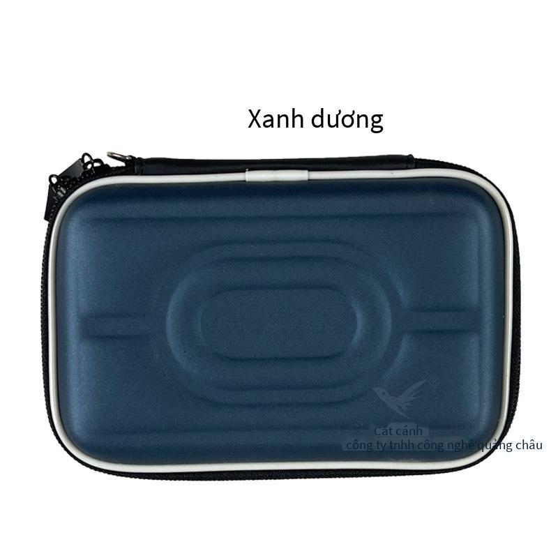 Giá thấp nhất 2.5 inch ổ cứng di động màu xanh đen bảo vệ tai nghe cáp dữ liệu hộp lưu trữ nguồn điện di động túi lưu trữ