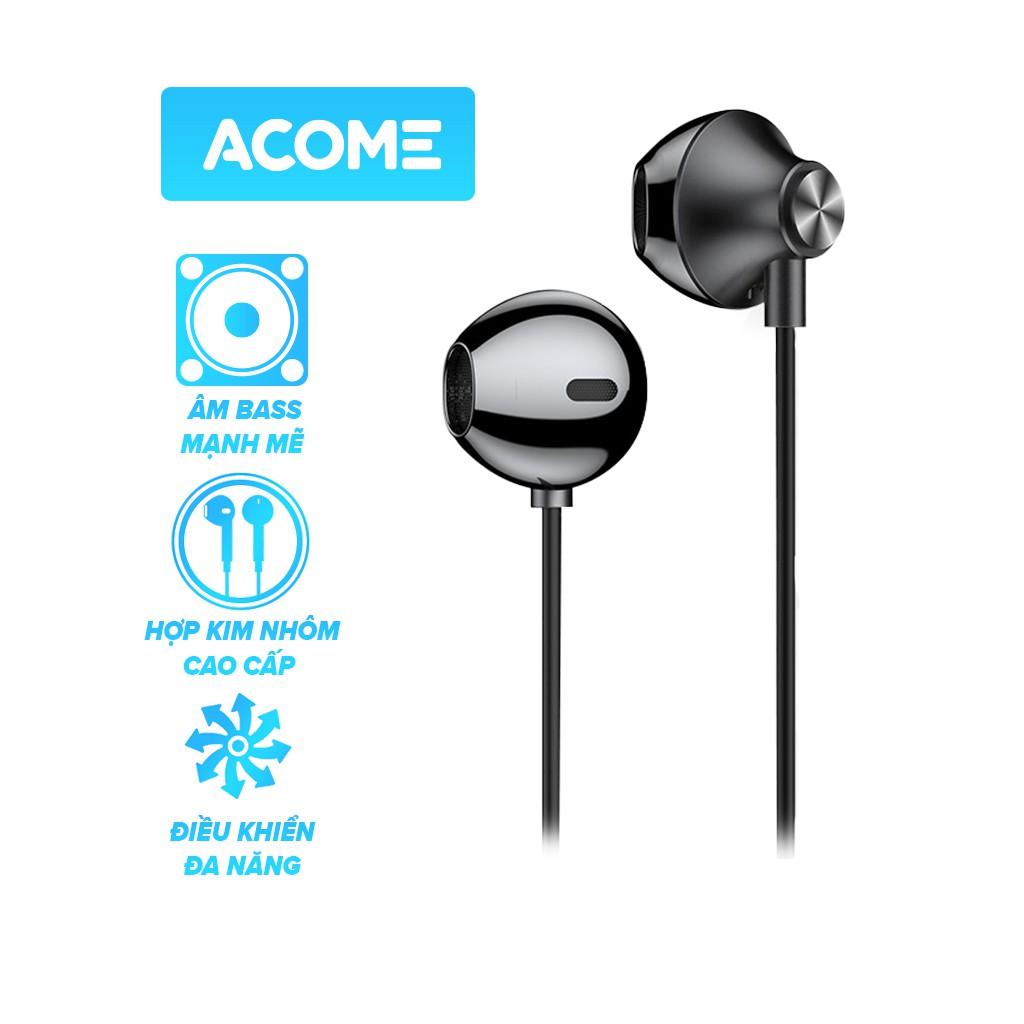 Tai Nghe Nhét Tai ACOME AW05 Âm Thanh HD Cổng Kết Nối 3.5mm - Hàng Chính Hãng