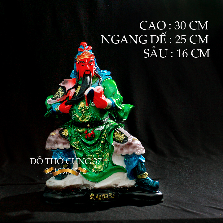 TƯỢNG QUAN CÔNG ĐỌC SÁCH [ COMPOSITE ]