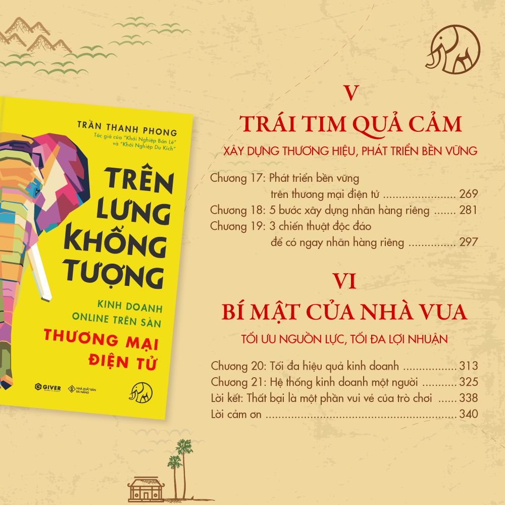 Trên Lưng Khổng Tượng - Kinh Doanh Online Trên Sàn Thương Mại Điện Tử - Khởi Nghiệp Với Bán Hàng Qua Mạng và Nhãn Hàng Riêng