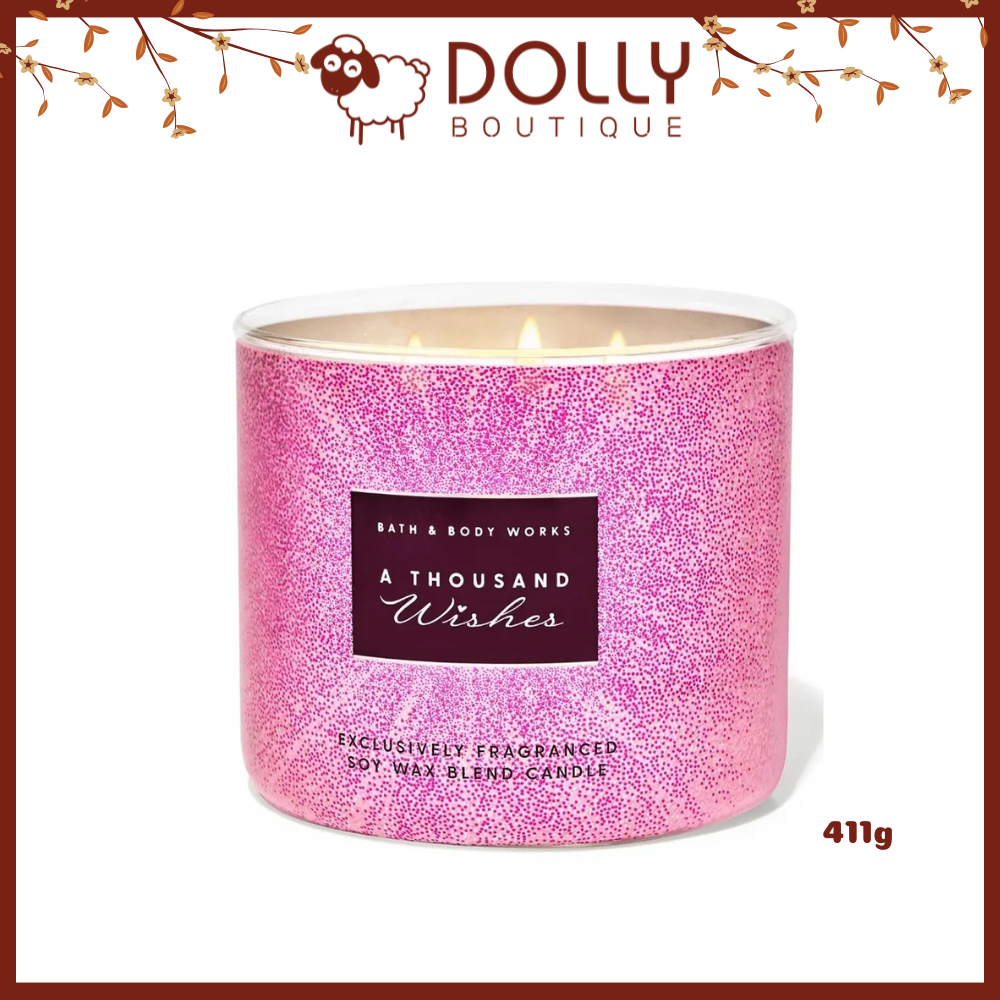 Nến Thơm 3 Bấc A Thousand Wishes 3-Wick Candle 411g