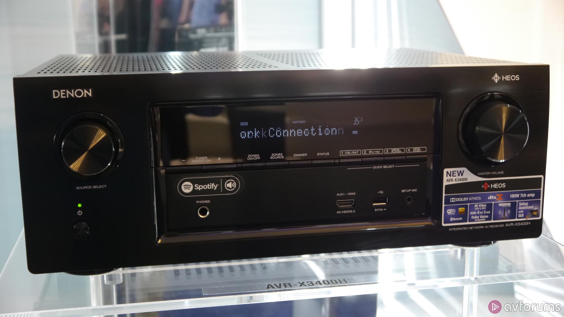 Ampli Receiver Denon AVR-X3400H HÀNG CHÍNH HÃNG NEW 100%