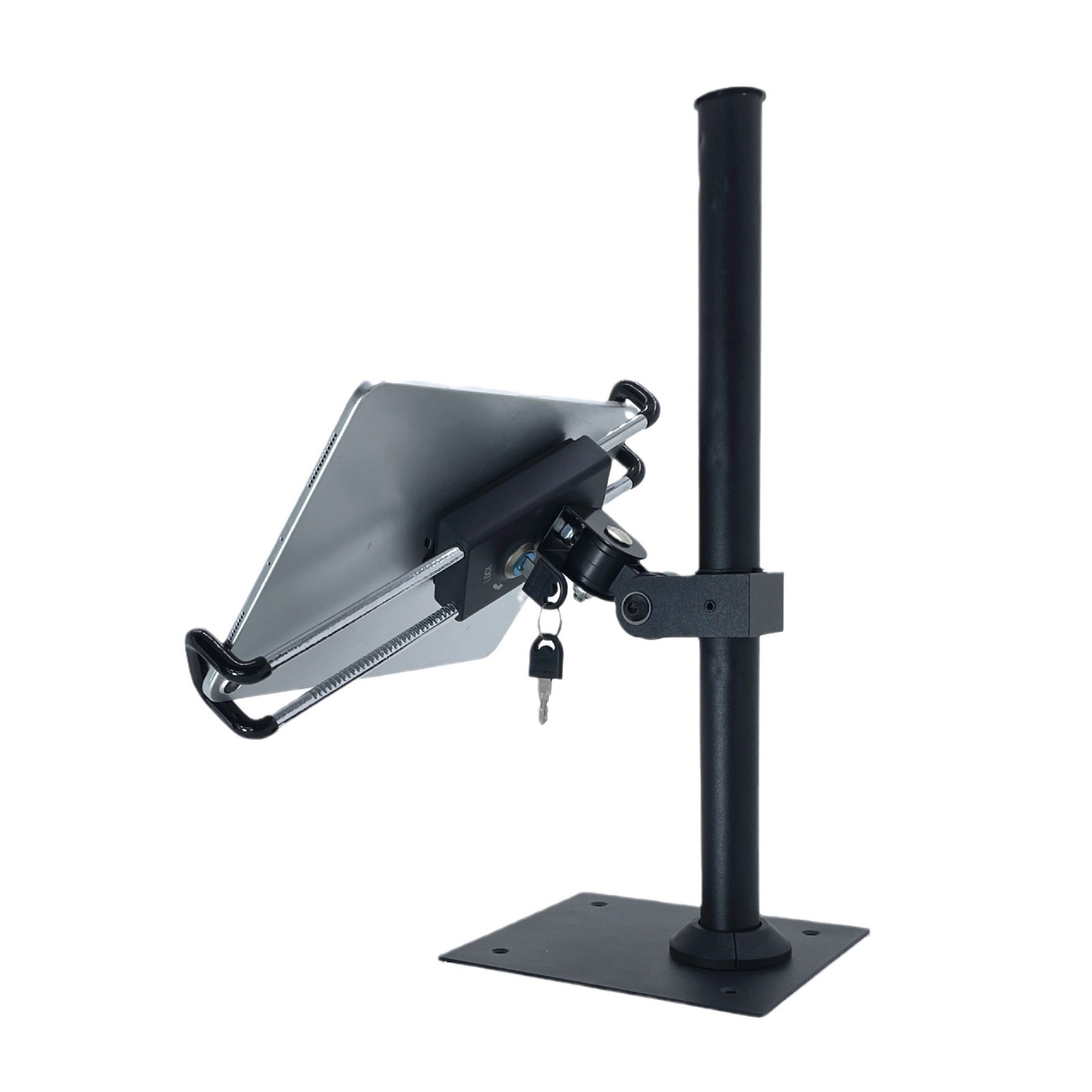 Giá đỡ cho iPad/Tablet trụ đứng có khóa có thể nâng hạ chiều cao thấp Zaki – ZK78S - Hàng Chính Hãng