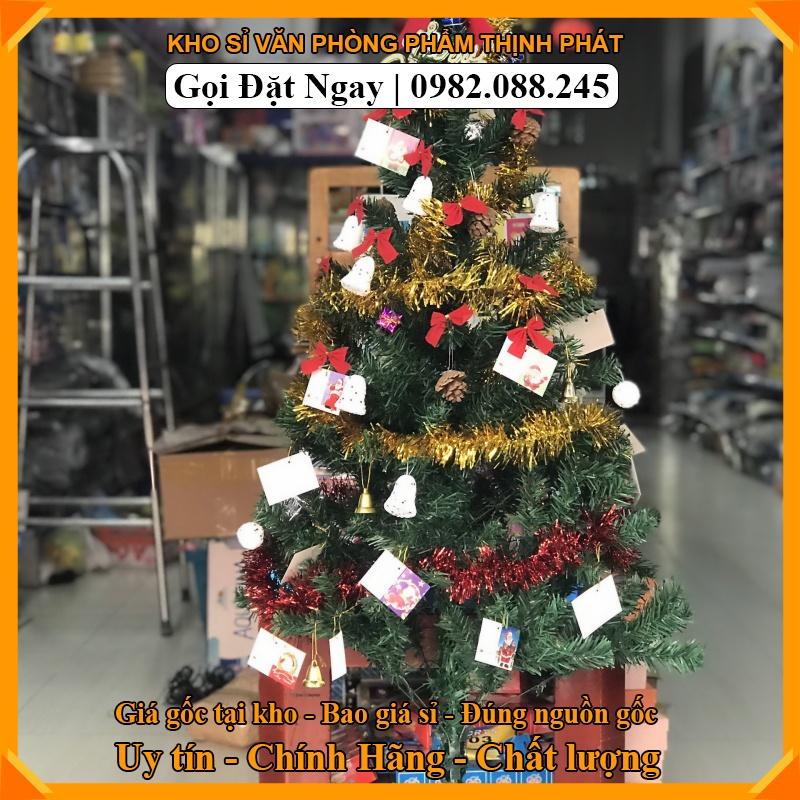 Cây Thông Noen, Tặng Kèm Bộ Phụ Kiện Trang Trí Chiều Cao60cm-90cm-120cm-150cm Đón Giáng Sinh An Lành