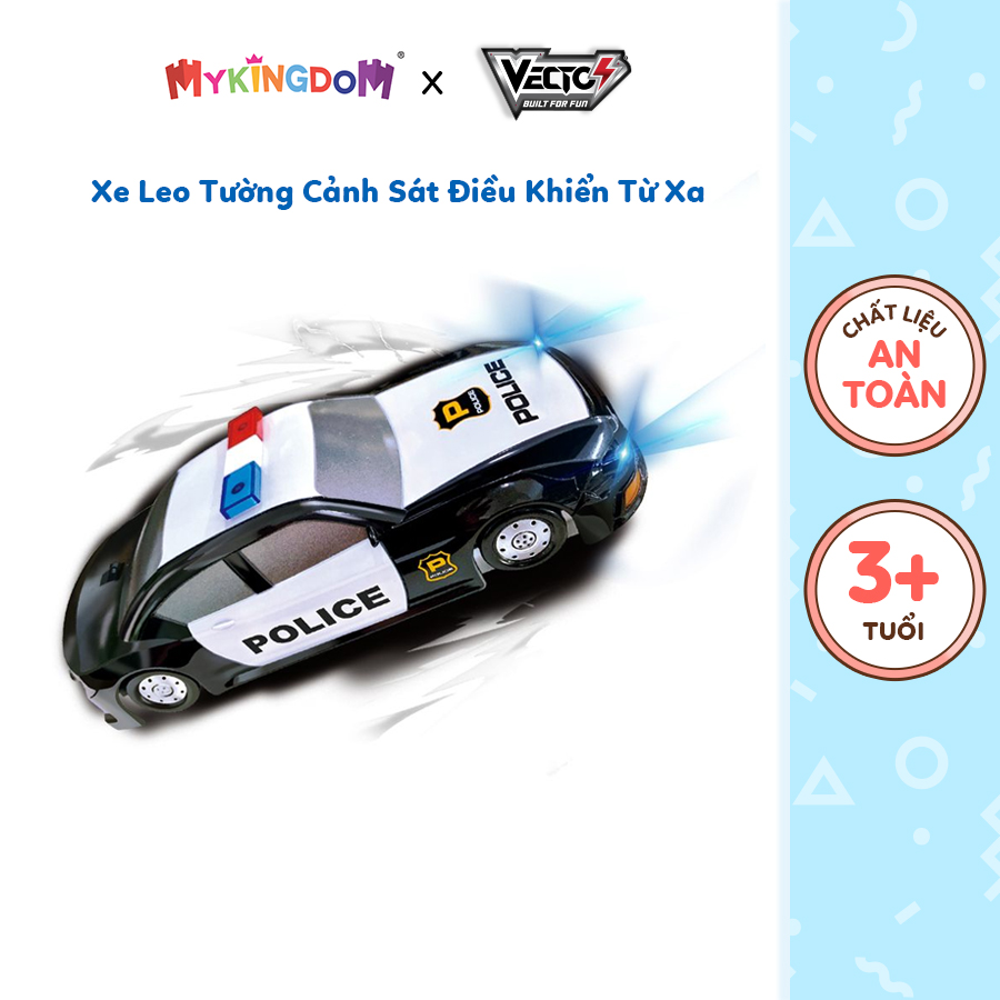 Đồ Chơi VECTO Xe Leo Tường Cảnh Sát Điều Khiển Từ Xa VT13929