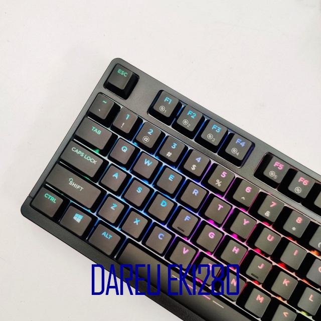 Bàn phím cơ gaming DareU EK1280 RGB Brown/Red/Blue Switch hàng chính hãng