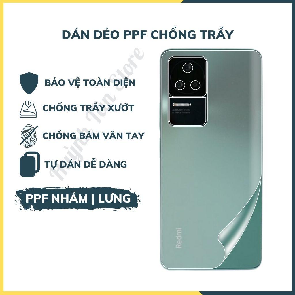 Miếng dán ppf k40s, poco f4 trong suốt hoặc nhám chống vân tay bảo vệ camera mua 1 tặng 1 phụ kiện huỳnh tân store