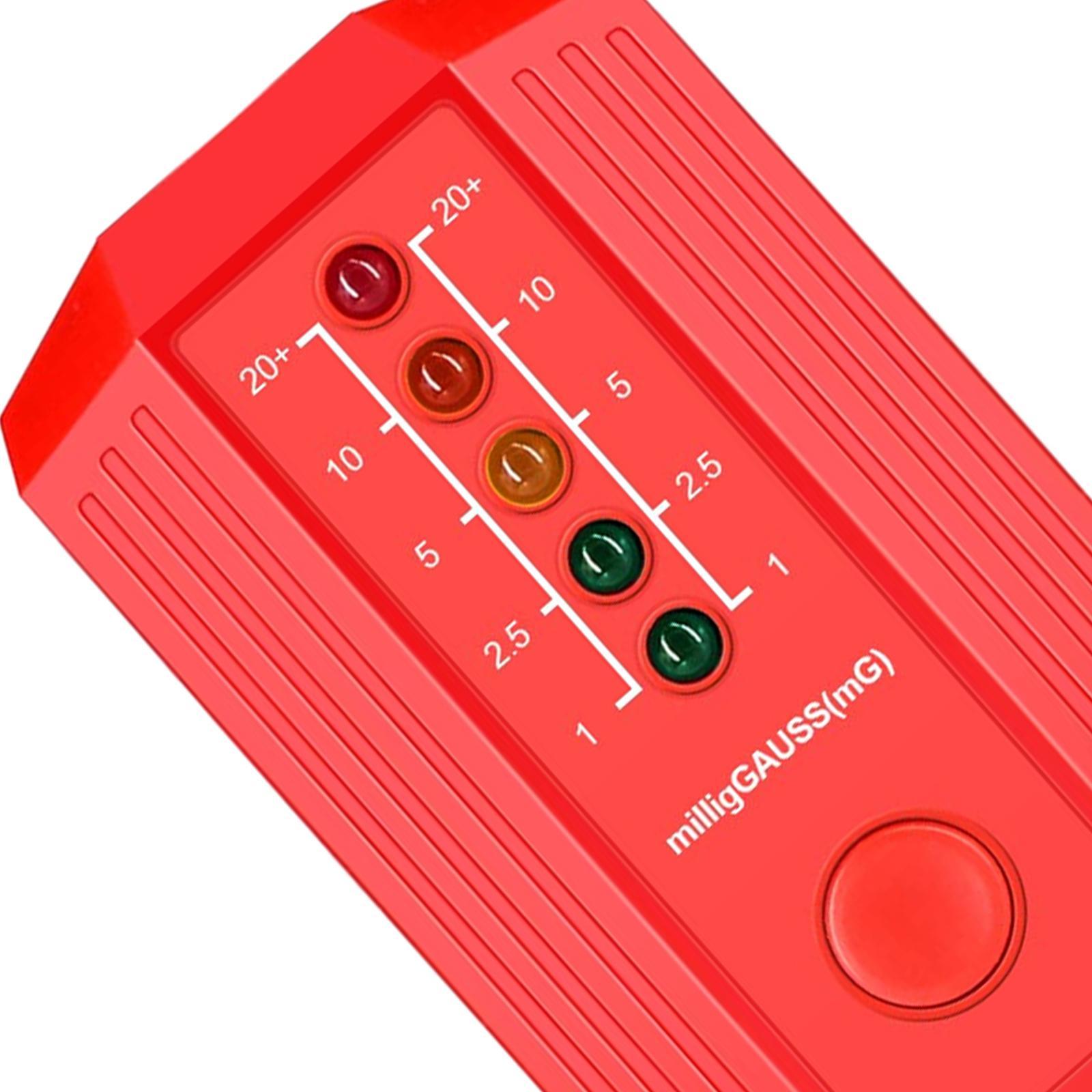 EMF Tester Testing Tool Portable Digital EMF Monitor with LED Indicator Light for Household Measuring Equipment Office Electromagnetic Field