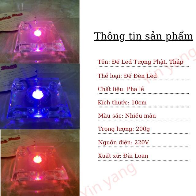 Combo Tượng Phật Lưu Ly Dược Sư Và Đèn Đổi Màu