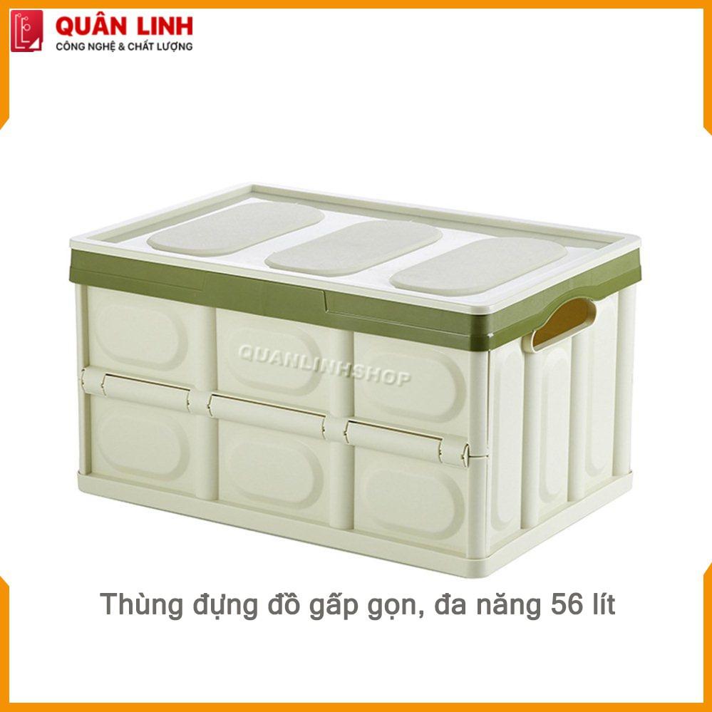 SALE- Thùng đựng đồ gấp gọn đa năng 56 lít