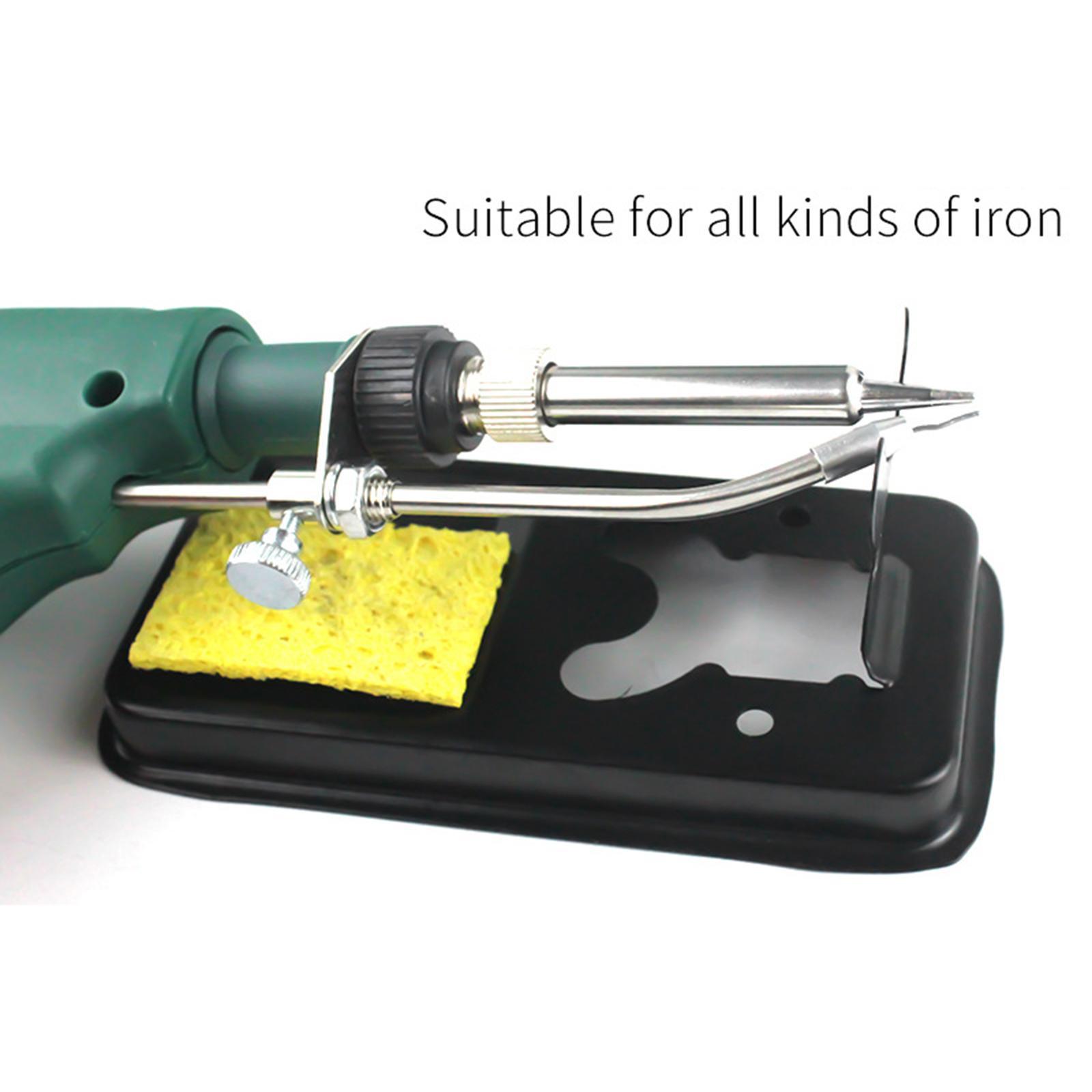 Soldering Iron Stand Compact with Tip Cleaner Sponge Soldering Iron Holder