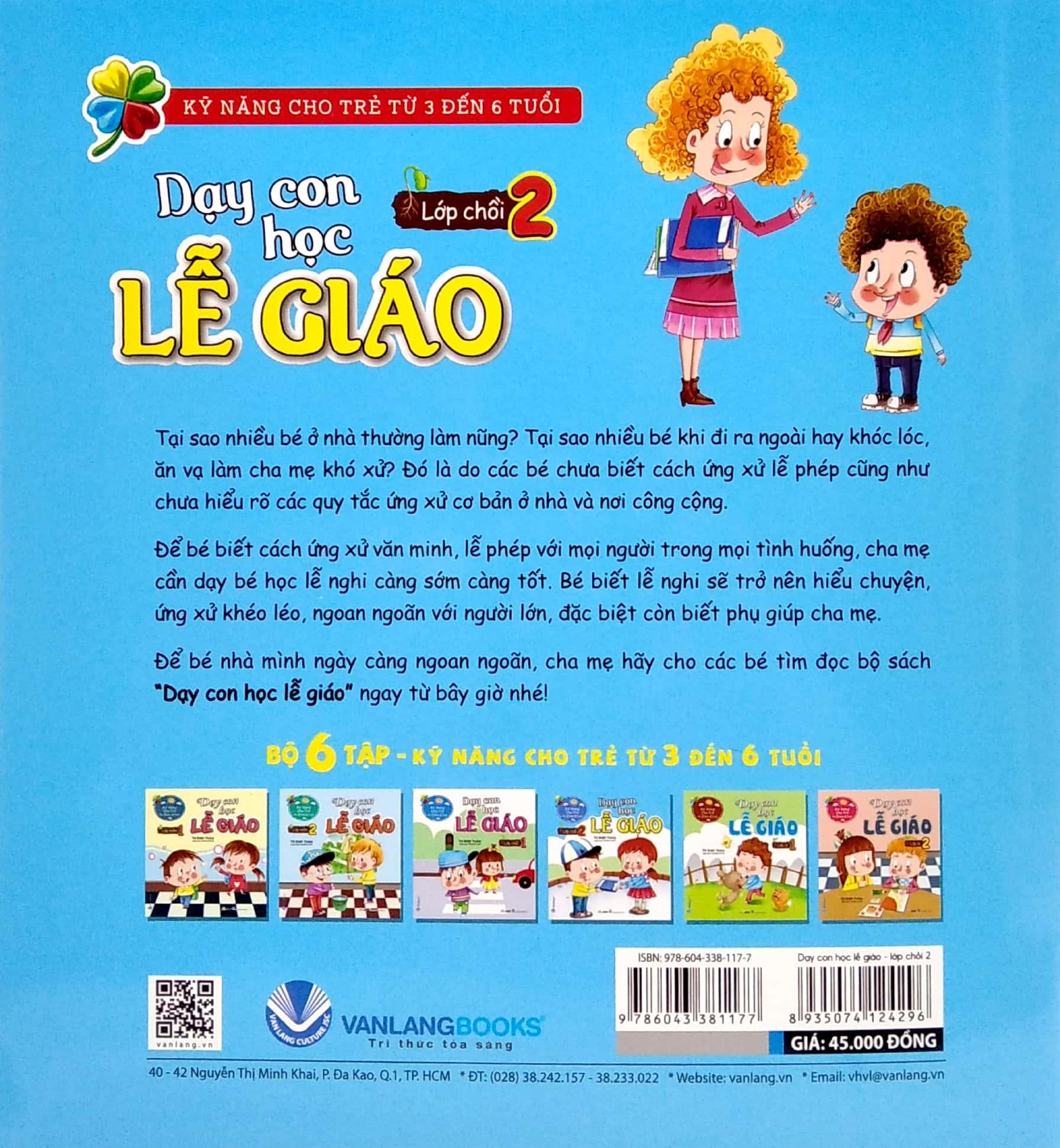 Dạy Con Học Lễ Giáo - Lớp Chồi 2 (Tái Bản)