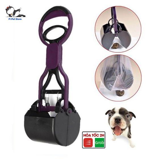 Xẻng gắp phân chó mèo có tay cầm tiện lợi