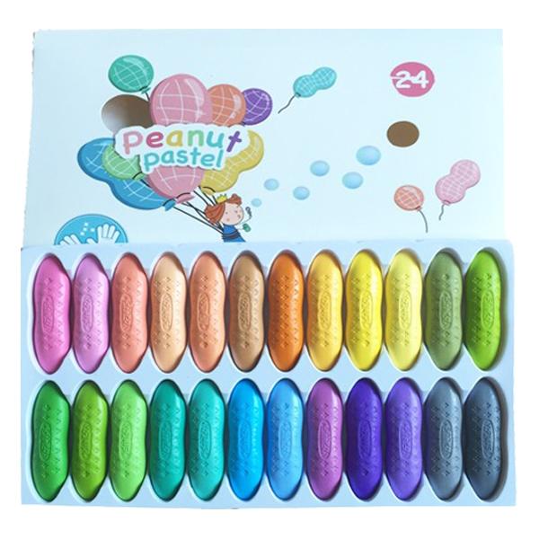 Hộp Sáp 24 Màu Y-Plus+ Peanut Pastel CR2002