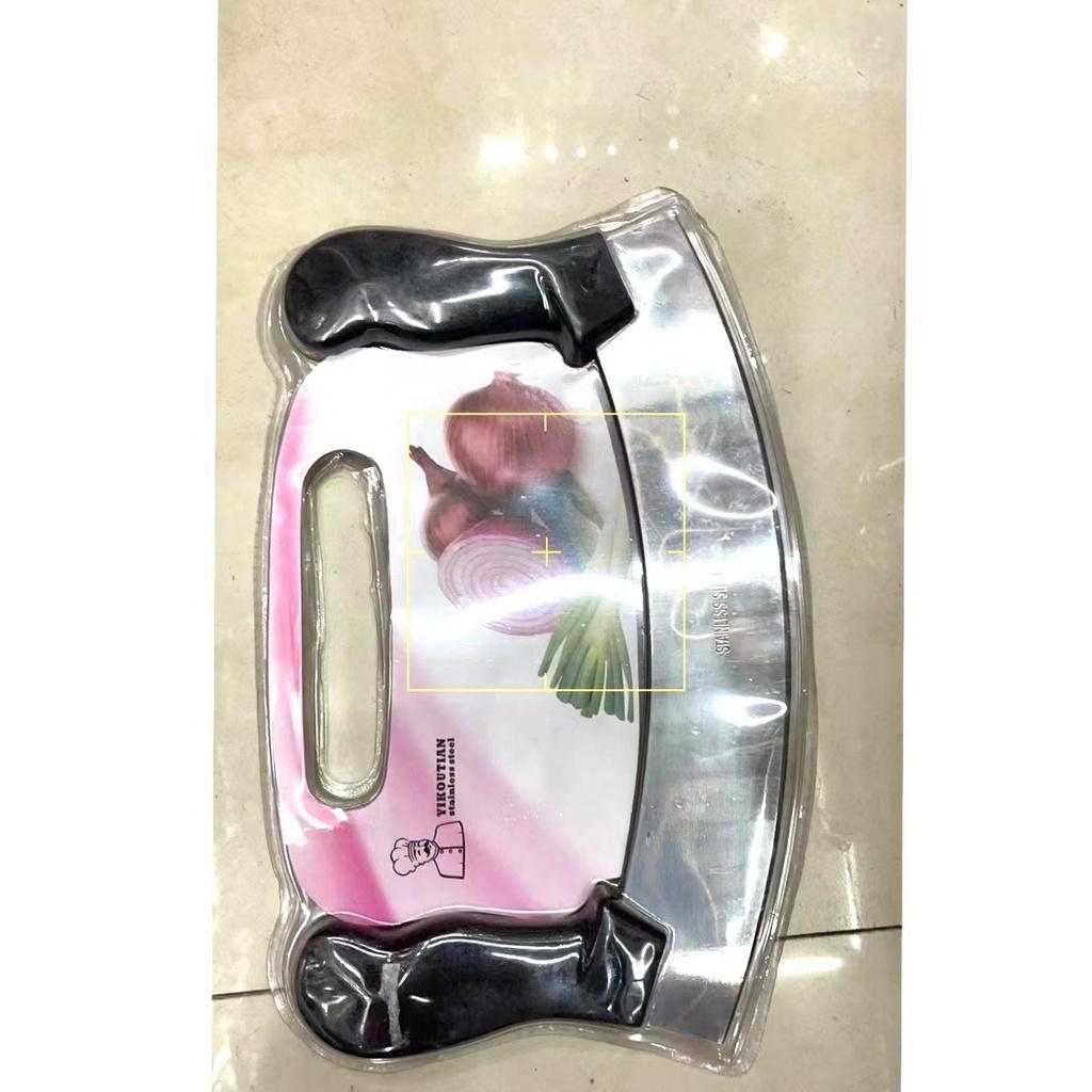 Dao Cắt Pizza/Cắt Bánh/Căt Bột/Dụng Cụ Cắt Kẹo Nougat Inox Dài 25cm