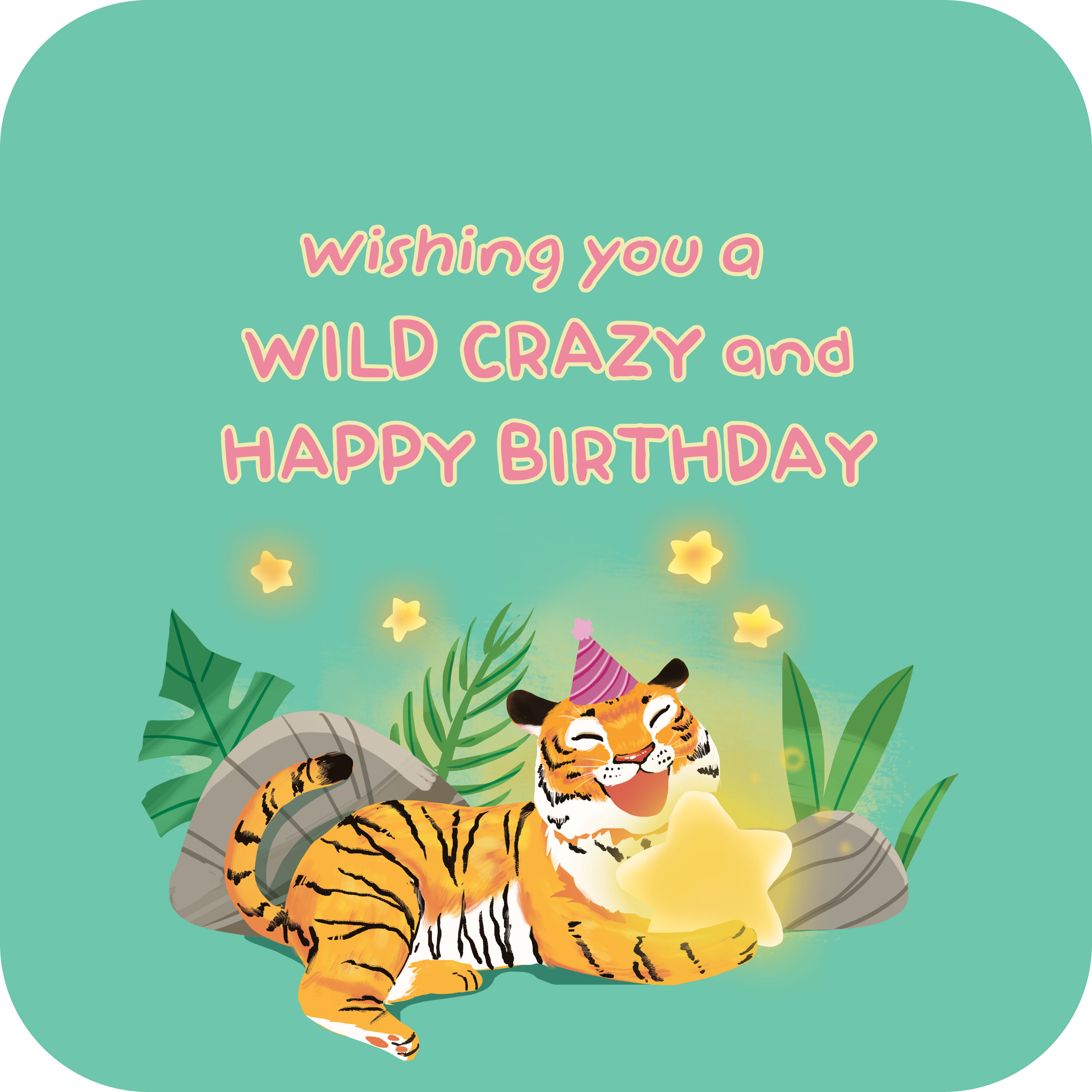 Thiệp Sinh Nhật Hổ