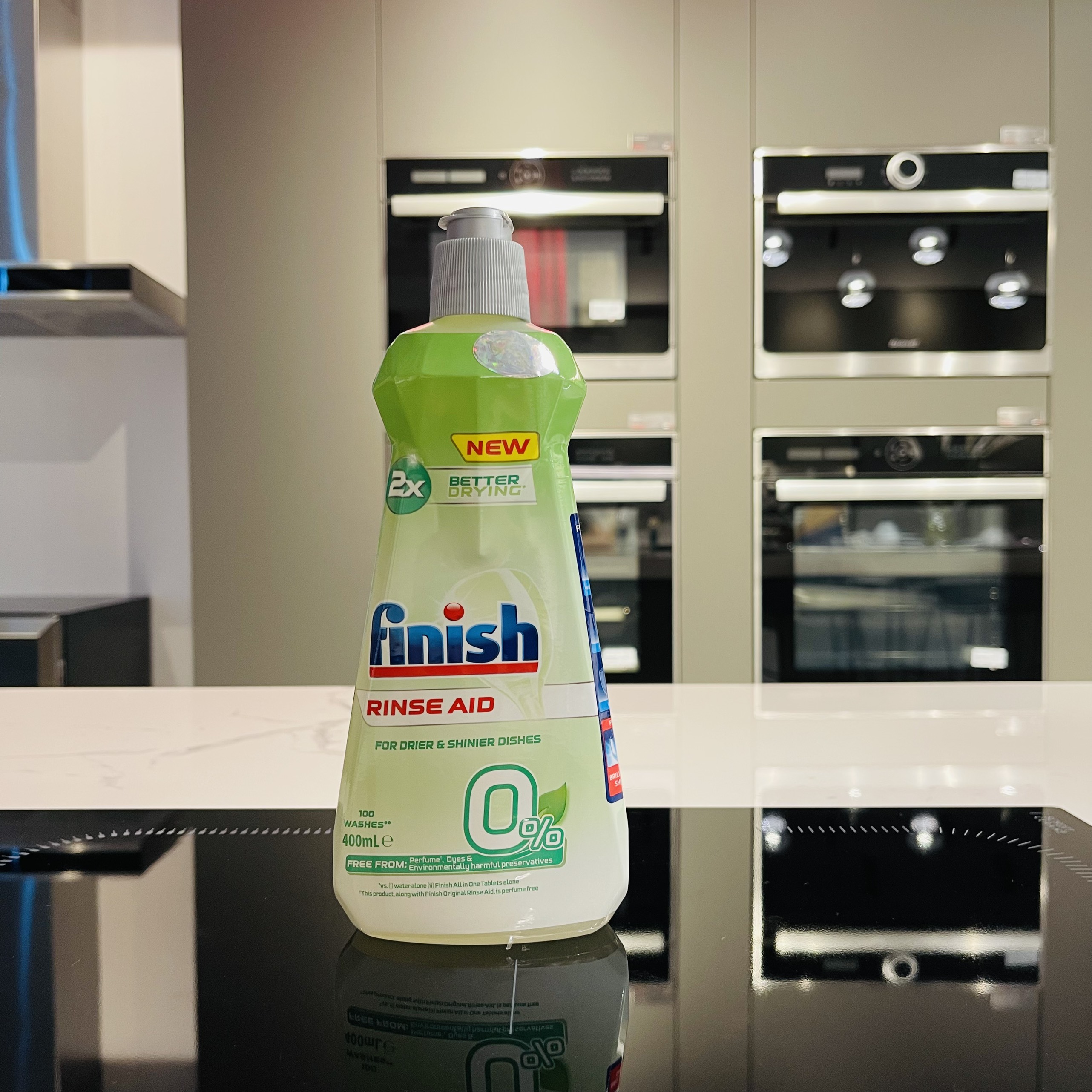 Nước làm bóng Finish Eco 0% 400ml - 4 chức năng