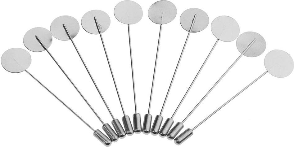 Set 10 Cài Áo Bằng Đồng Không Gỉ Cho Cổ Áo Sơ Mi