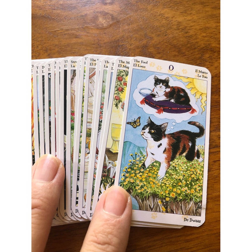 Bài Tarot Of Pagan Cats 78 Lá Bài Bỏ Túi Tặng File Tiếng Anh Và Đá Thanh Tẩy