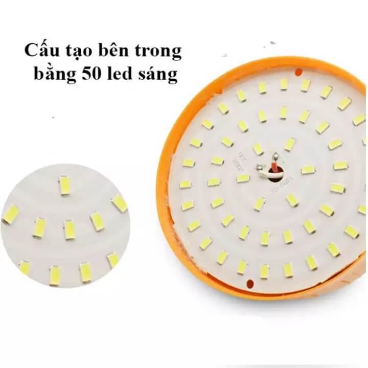 Bóng Đèn Led Sạc Tích Điện 100w Có Móc Treo Thông Minh