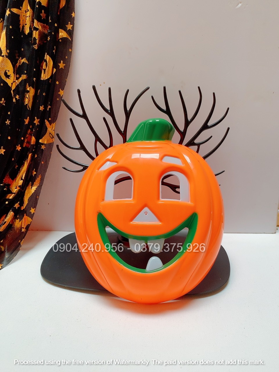 Mặt nạ hóa trang Halloween bí ngô hài hước phù hợp cho mọi lứa tuổi