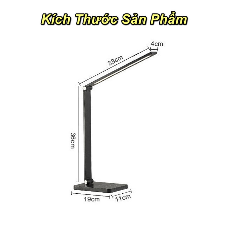 Đèn Bàn Học Thông Minh LED Creative Geometry MT-856S Sạc Không Dây - Home and Garden